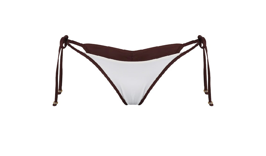Coco Bottom Brown reversible white