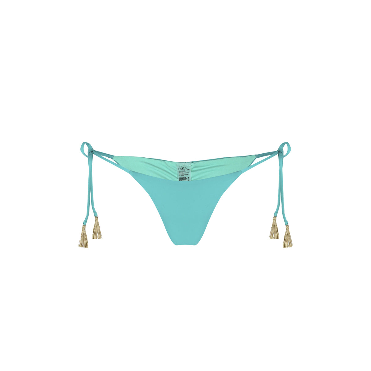 Mare Bottom Turquoise Crochet Beige