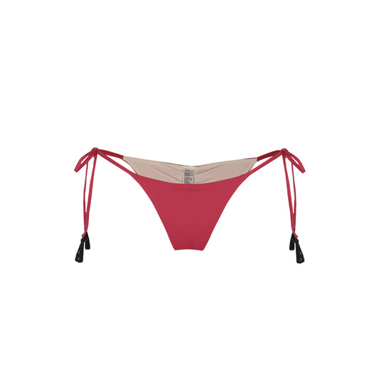 Mare Bottom Brilliant Red Crochet Black