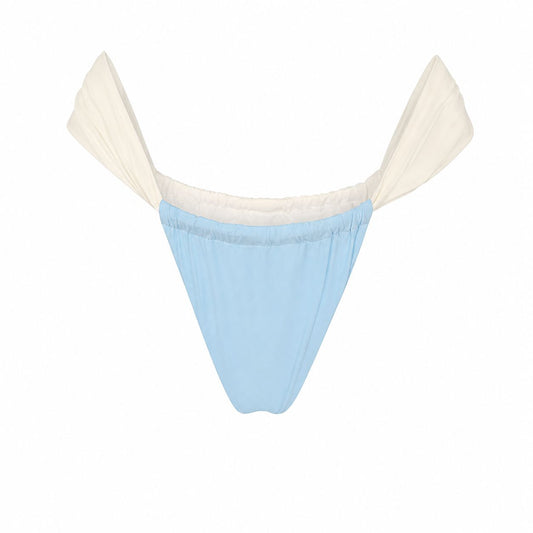 Capri Bottom Baby Blue/ White